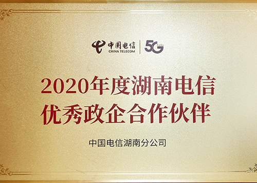 2020湖南(nán)電信優秀政企合作夥伴